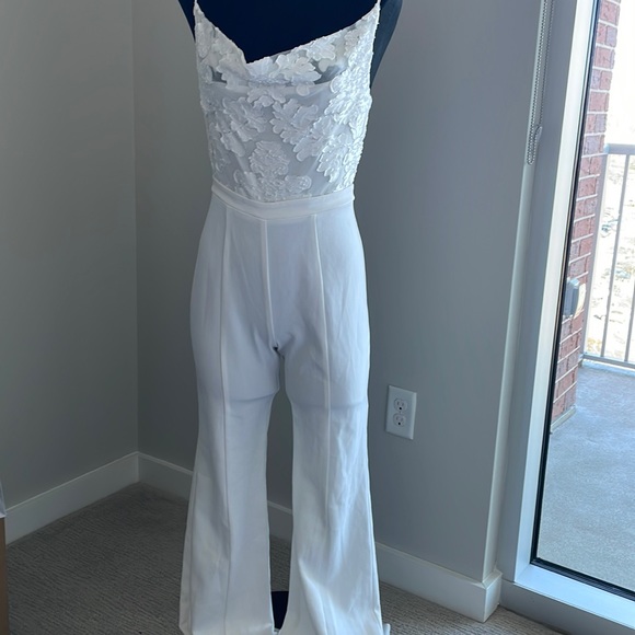 Brand new! Black Halo spaghetti strap jumpsuit - Picture 1 of 9